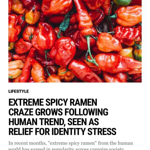 260227 Vampire Now added a new article to the Lifestyle section of their website