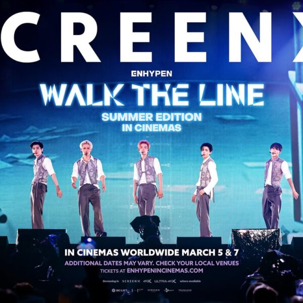 260210 Twitter/X: ENHYPEN OFFICIAL @ ENHYPEN [WALK THE LINE SUMMER EDITION] IN CINEMAS SCREENX Poster