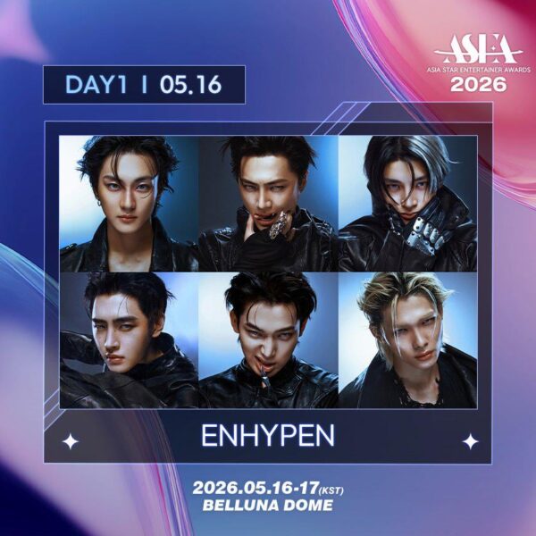 260316 ENHYPEN will be performing at ASEA 2026 on May 16 at Belluna Dome