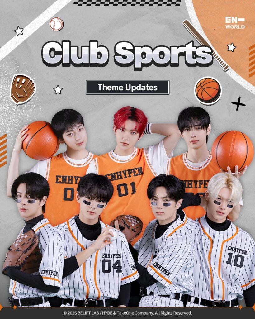 260326 ENHYPEN WORLD Theme Update: Club Sports