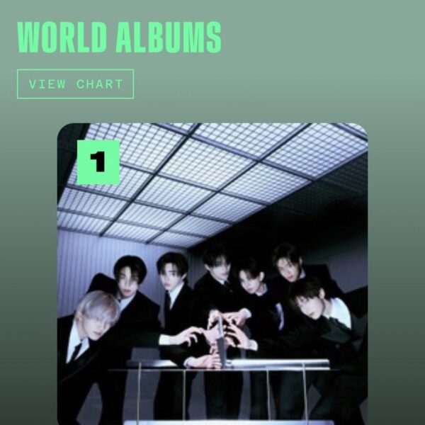 260317 THE SIN : VANISH by ENHYPEN re-peaks at No.1 on Billboard World Albums Chart