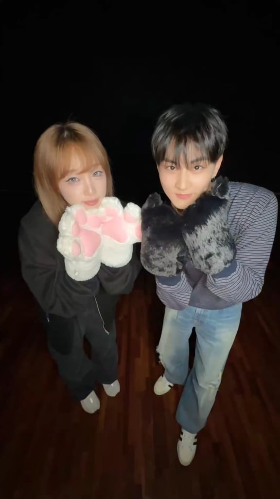 260328 Yena TikTok with Jungwon @ Catch Catch Sped up