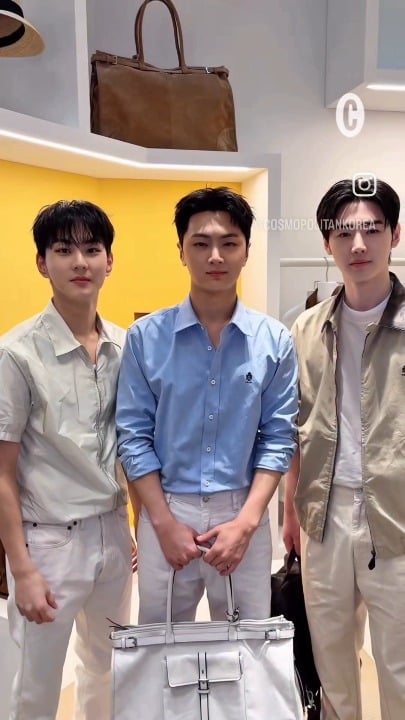 260312 Jungwon, Jay & Sunghoon @ Prada White Sun Store Event Seoul