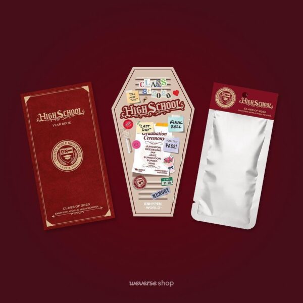 260317 Weverse Shop: [ENHYPEN WORLD COUPON CARD COLLECTION] HIGH SCHOOL ver. Pre-Order