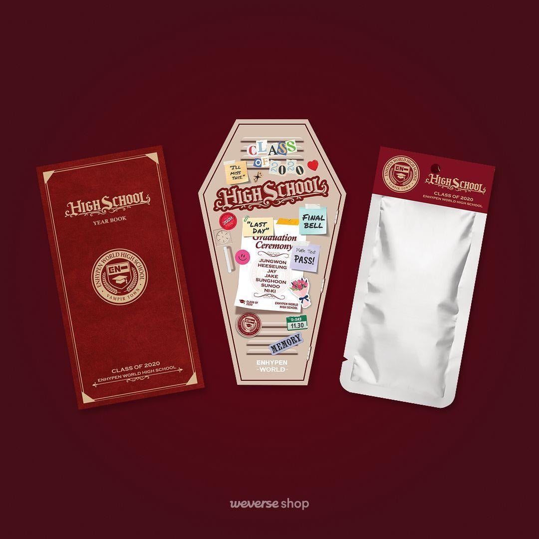 260317 Weverse Shop: [ENHYPEN WORLD COUPON CARD COLLECTION] HIGH SCHOOL ver. Pre-Order