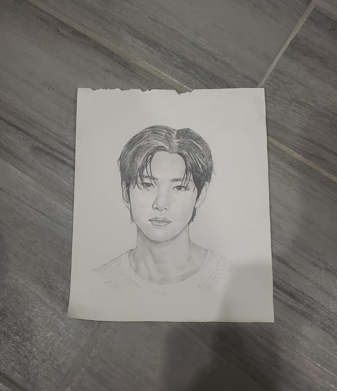 My drawing of sunghoon, the ice prince.