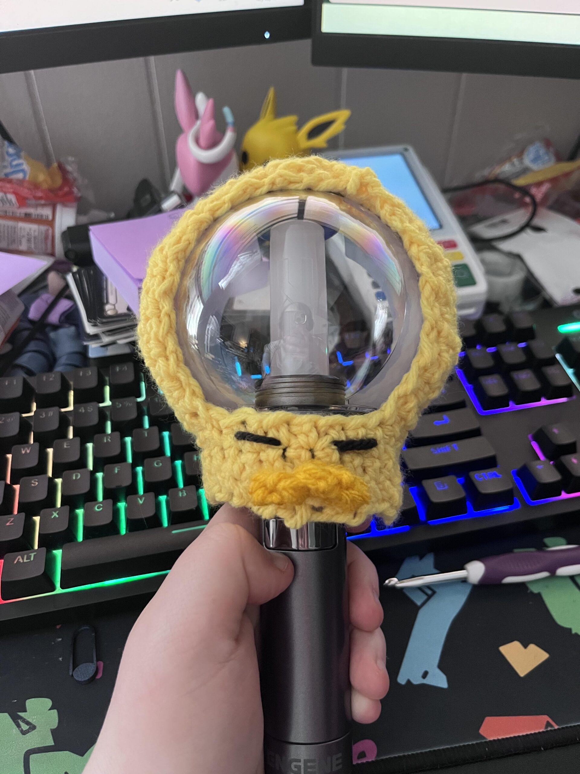 Ni-Ki duck lightstick cover