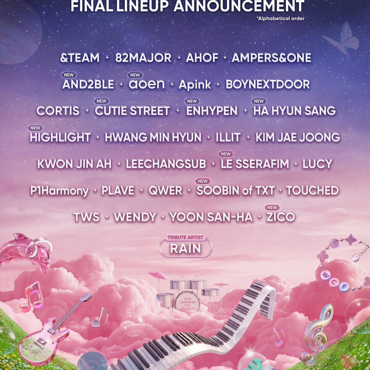 260415 Enhypen announced as part of the lineup for Weverse Con Festival 2026 on June 6
