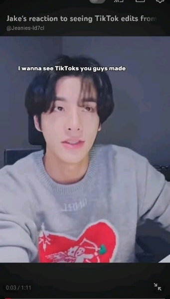 Jake is aware of the edits