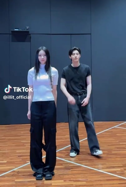 260430 ILLIT Tiktok: Yunah & Minju with Sunghoon & Jungwon @ It's Me