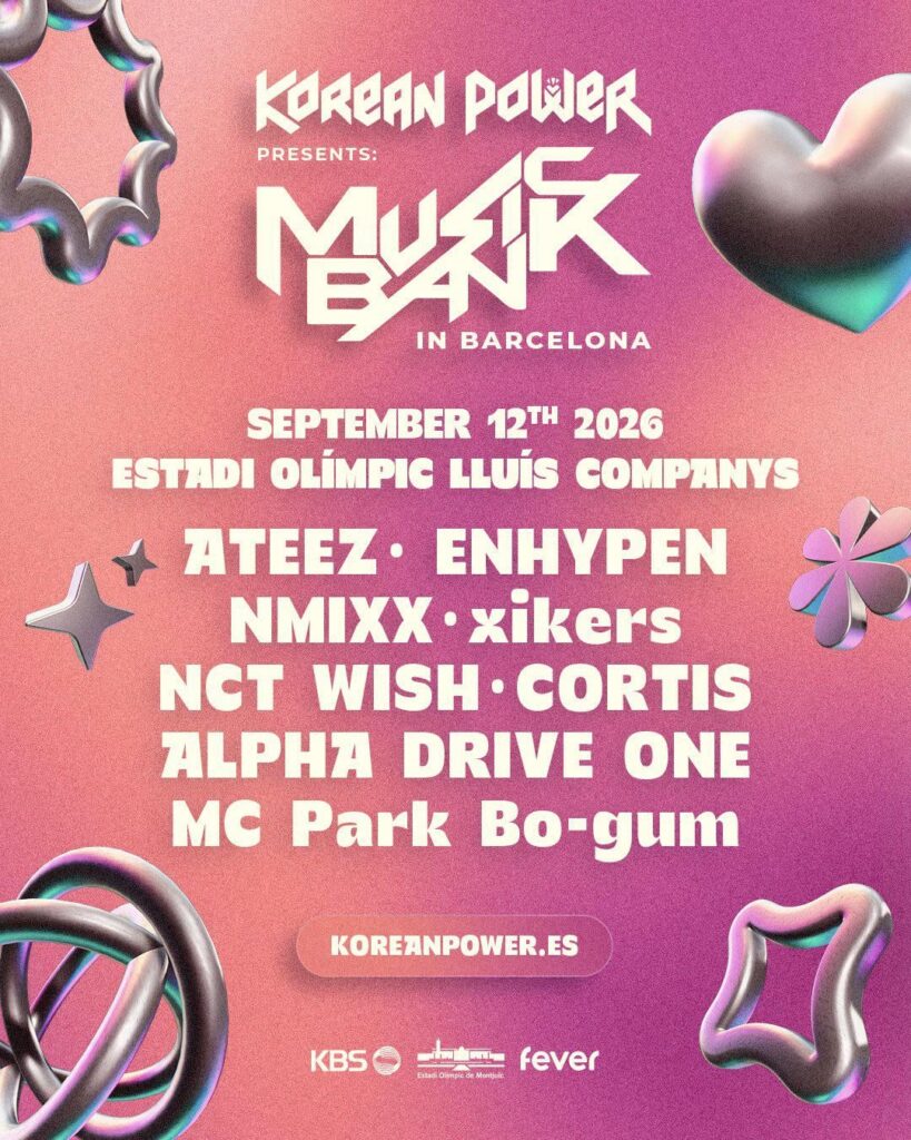 260424 ENHYPEN is part of the lineup for Music Bank in Barcelona on September 12