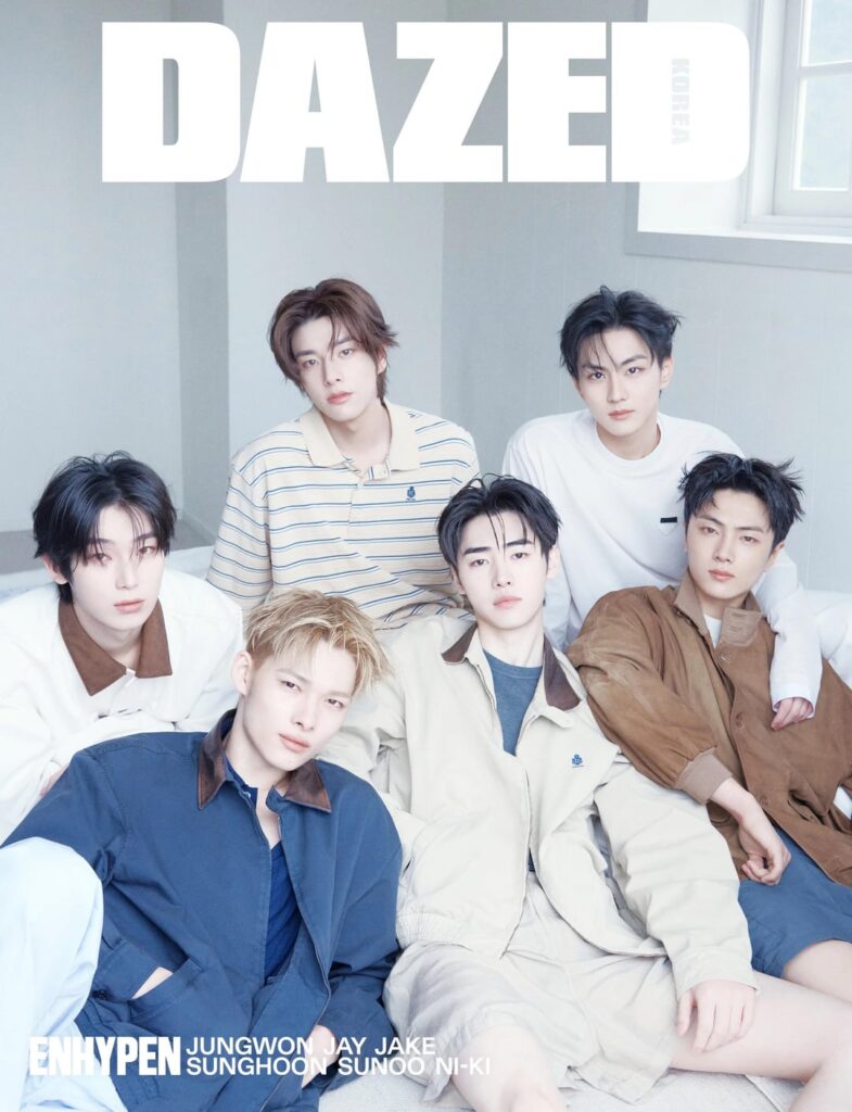 260416 ENHYPEN for DAZED & CONFUSED Magazine Cover May Issue 2026