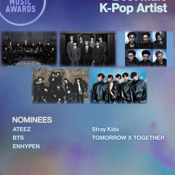 260414 ENHYPEN is Nominated for 'Best Male K-Pop Artist' at the 2026 AMAs