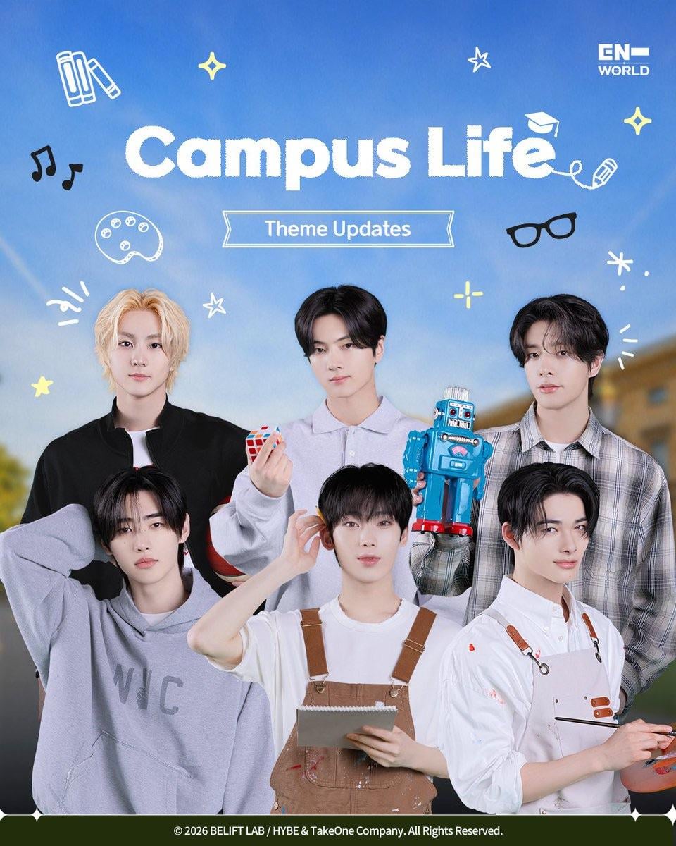 260415 ENHYPEN WORLD Theme Update: Campus Life