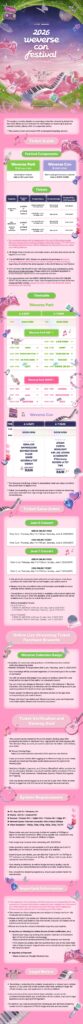 260507 [NOTICE] 2026 Weverse Con Festival Online Live Streaming Tickets