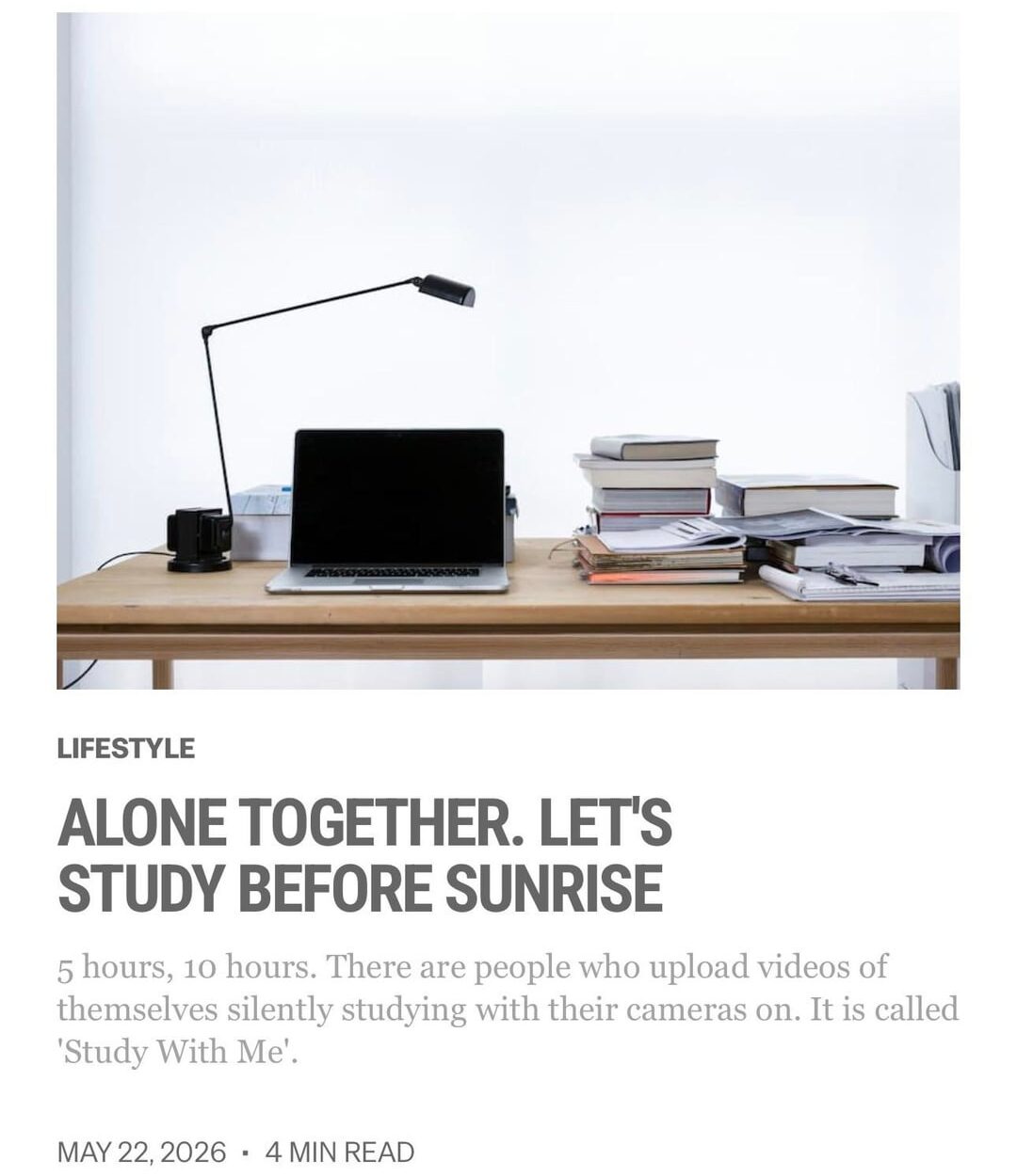 260522 Vampire Now added a new article to the Lifestyle section of their website