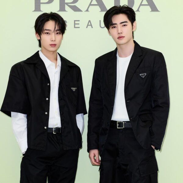 260501 Prada Instagram: Sunghoon & Sunoo @ Prada Beauty’s “Prada Touch Blush” Launching Event