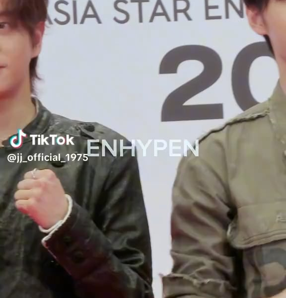 260520 JJ Japan Tiktok update with ENHYPEN @ ASEA 2026 Red Carpet