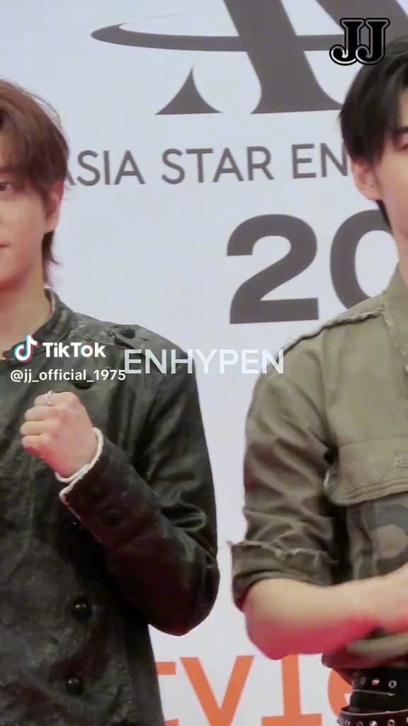 260520 JJ Japan Tiktok update with ENHYPEN @ ASEA 2026 Red Carpet