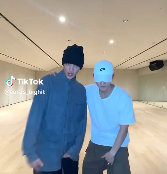 260510 CORTIS Tiktok: Keonho with Jungwon @ TNT