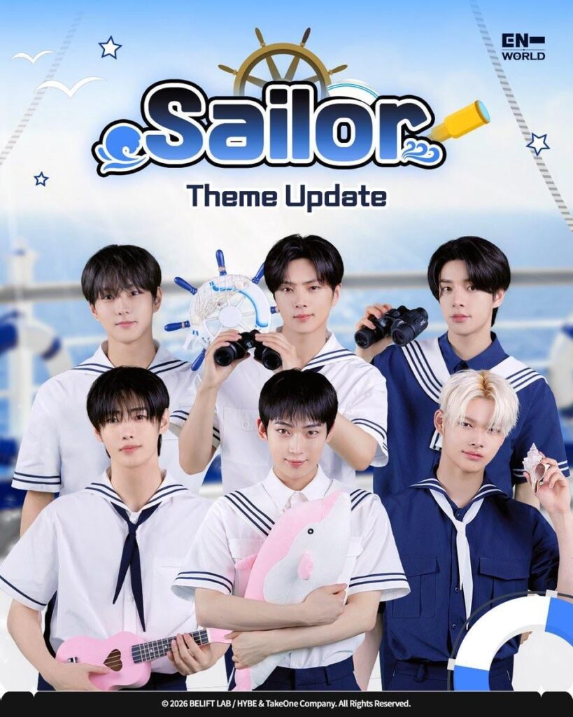 260528 ENHYPEN WORLD Theme Update: Sailor