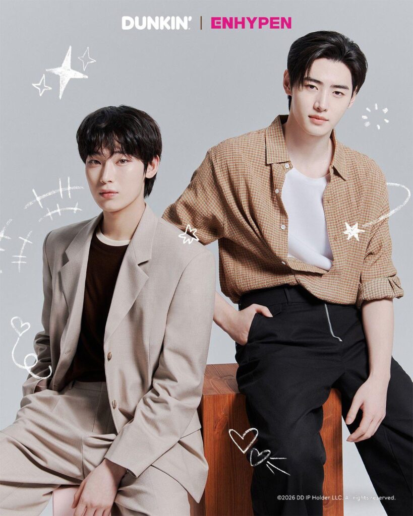 260509 Sunghoon and Sunoo for Dunkin’ Philippines